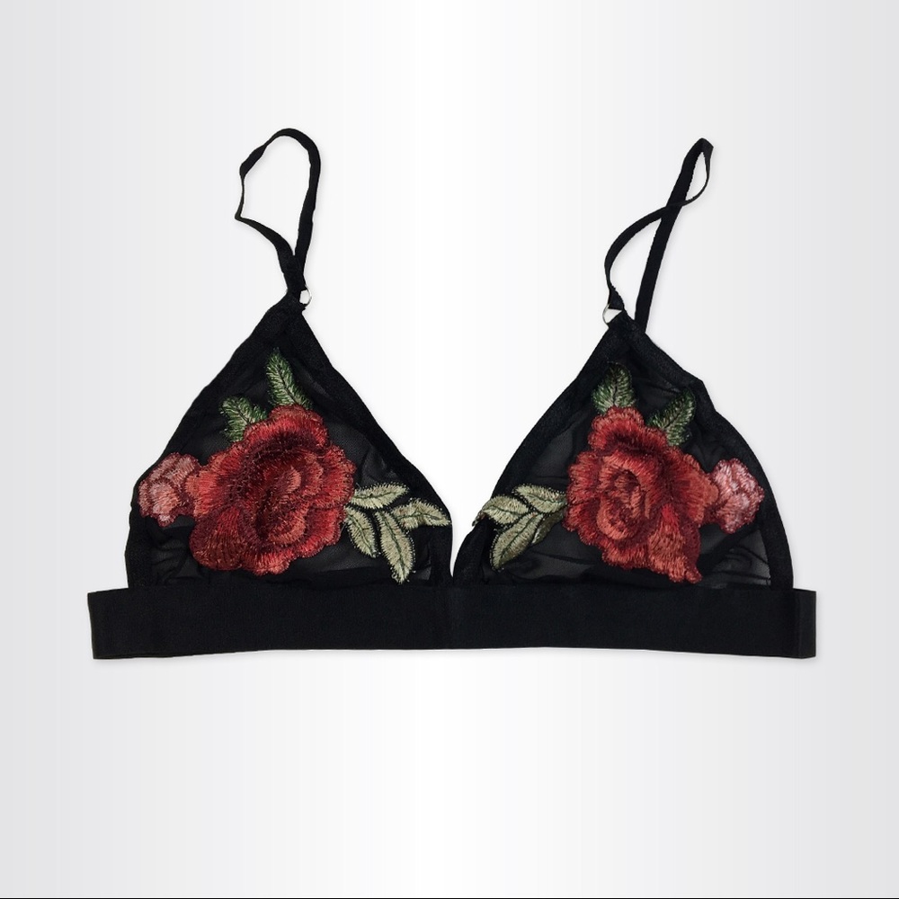 Black Rose Bralette